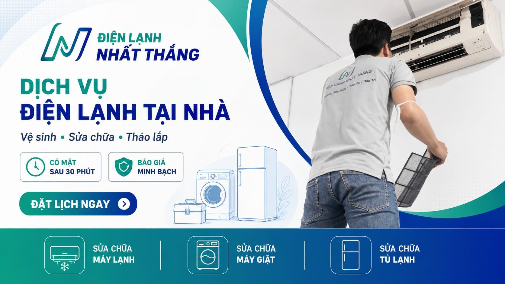 Dịch vụ điện lạnh tại nhà | ĐIỆN LẠNH NHẤT THẮNG