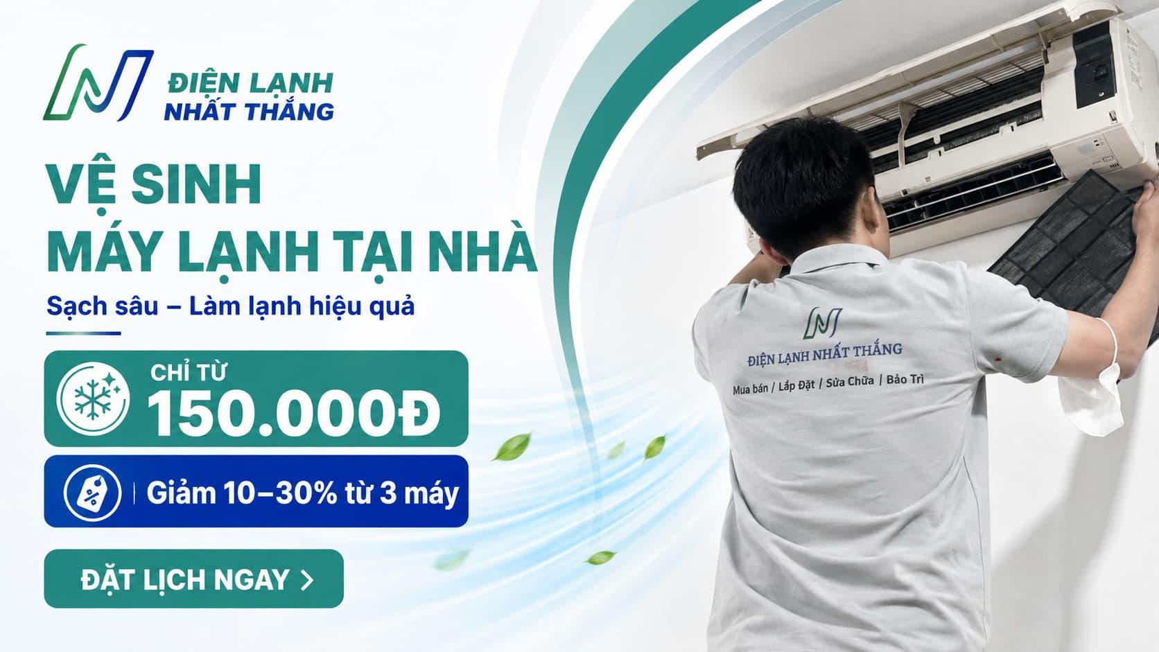 Dịch vụ vệ sinh máy lạnh