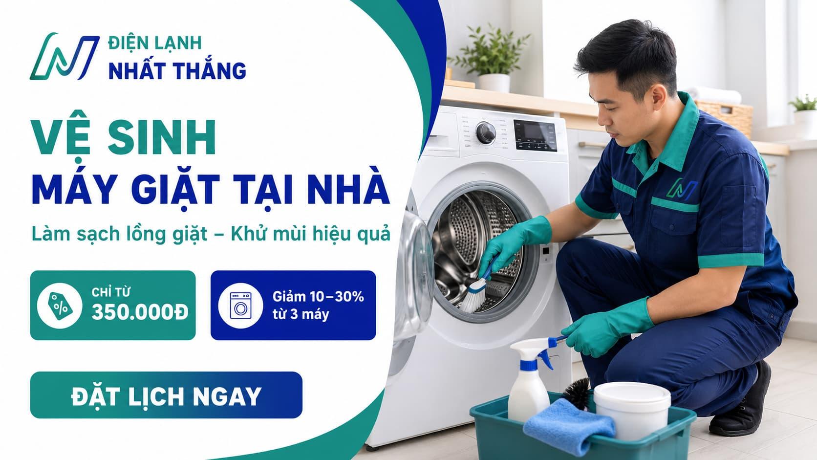 Dịch vụ vệ sinh máy giặt
