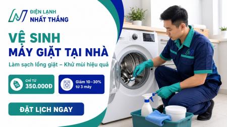 Vệ sinh máy giặt